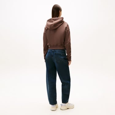  Tommy Hilfiger Badge Kadın Kahverengi Eşofman Üstü