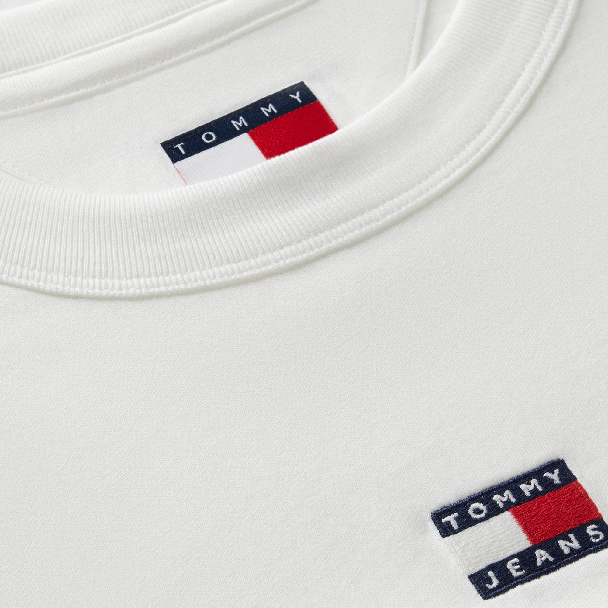 Tommy Hilfiger Bxy Badge Kadın Beyaz T-Shirt