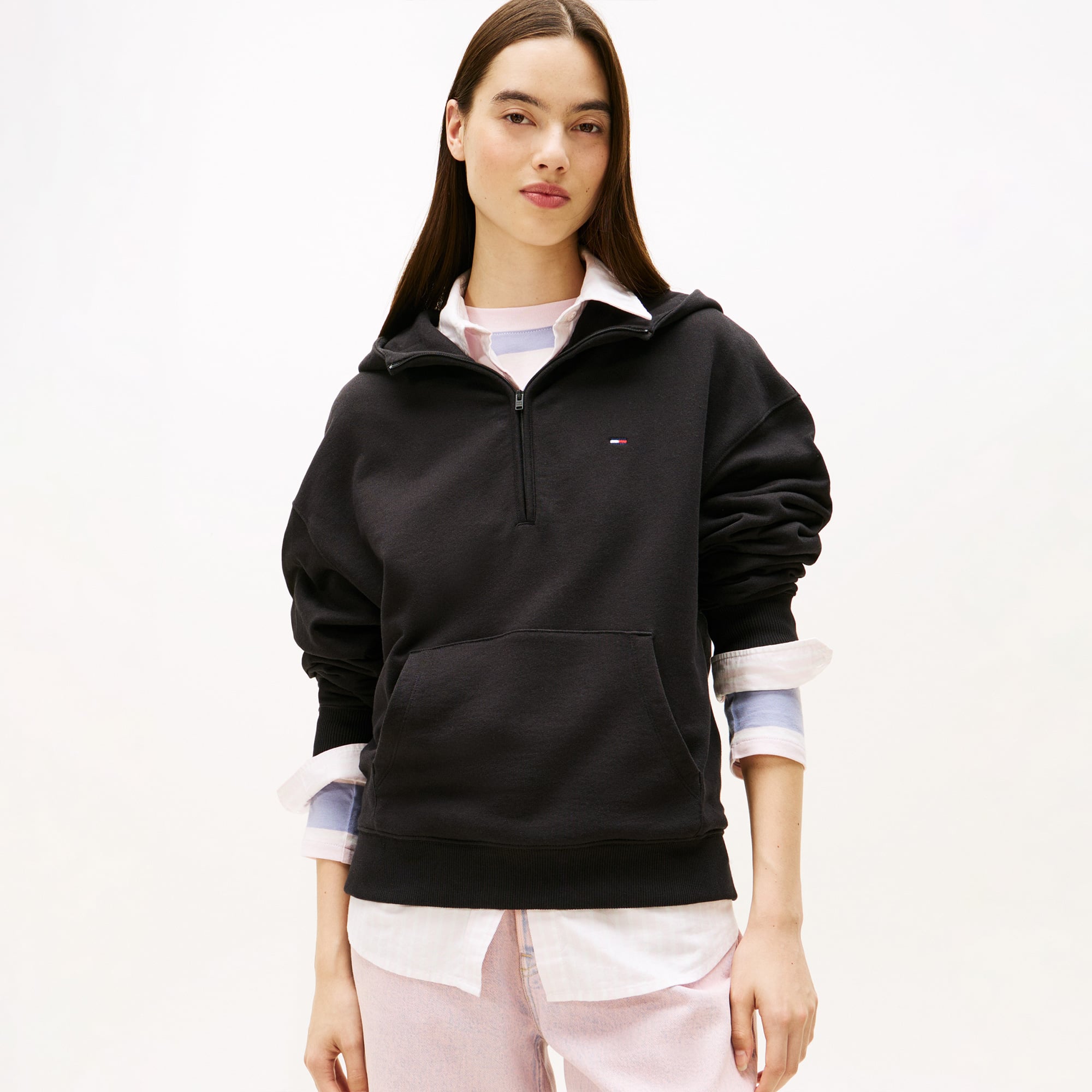 Tommy Hilfiger Kadın Siyah Sweatshirt