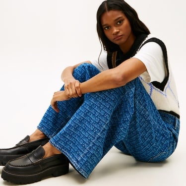  Tommy Hilfiger Charlie Kadın Mavi Pantolon