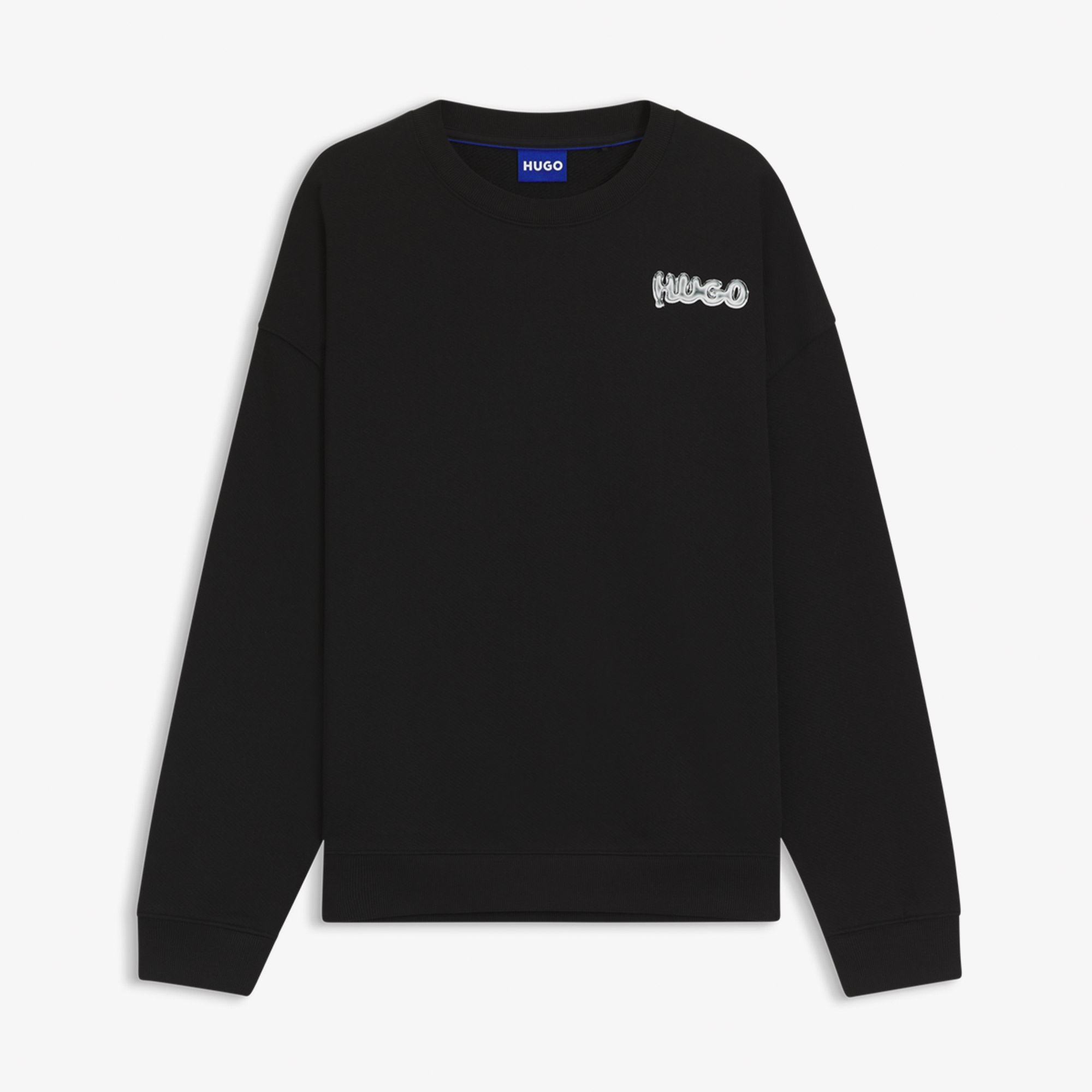 Hugo Nyrocrew Erkek Siyah Sweatshirt