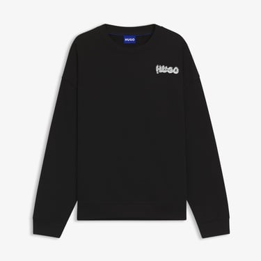  Hugo Nyrocrew Erkek Siyah Sweatshirt