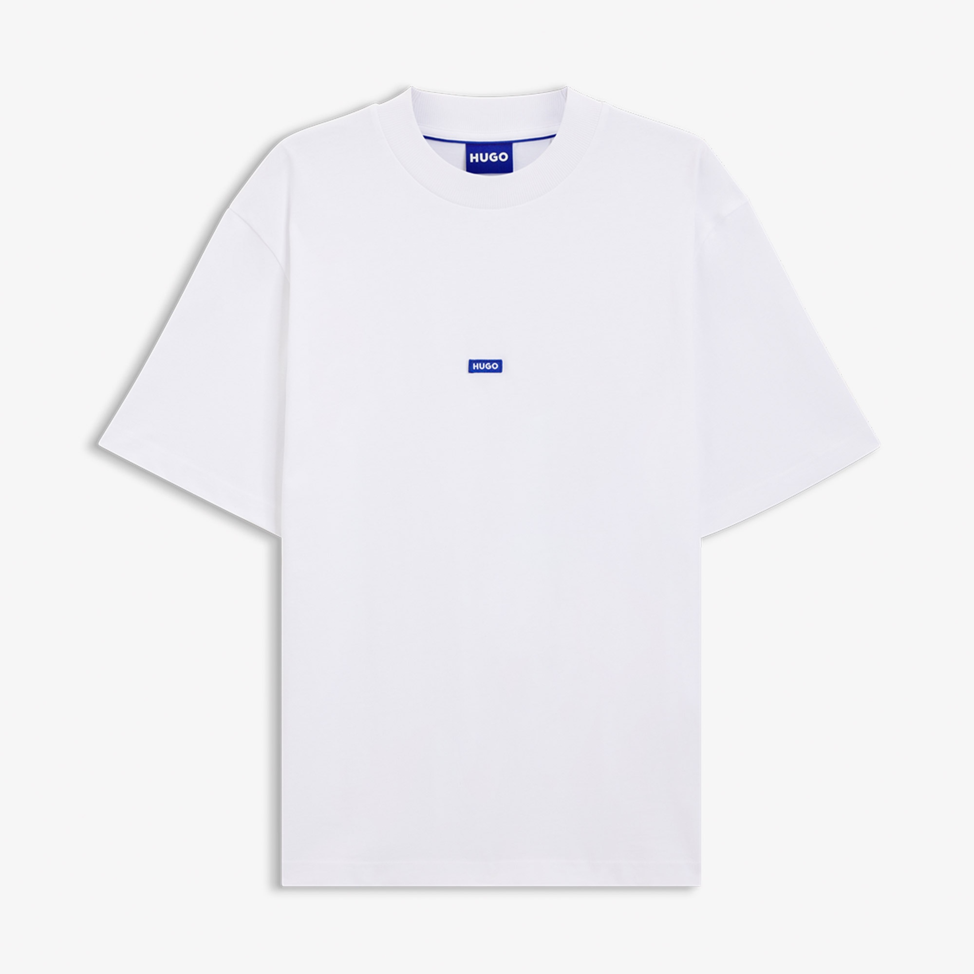 Hugo Boss Logo Patch Erkek Beyaz T-Shirt