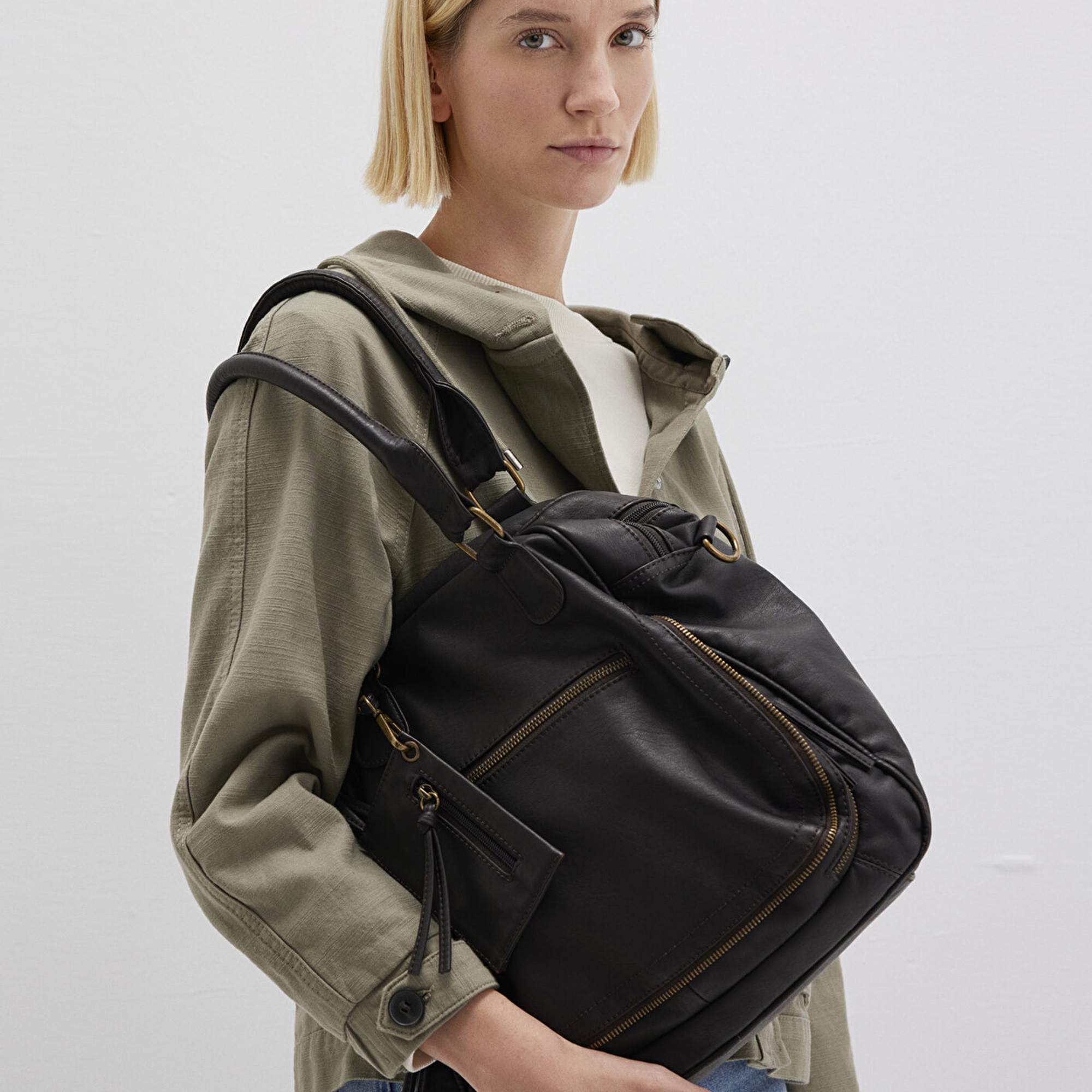 Mavi Kahverengi Omuz Çantası 1913480-70221