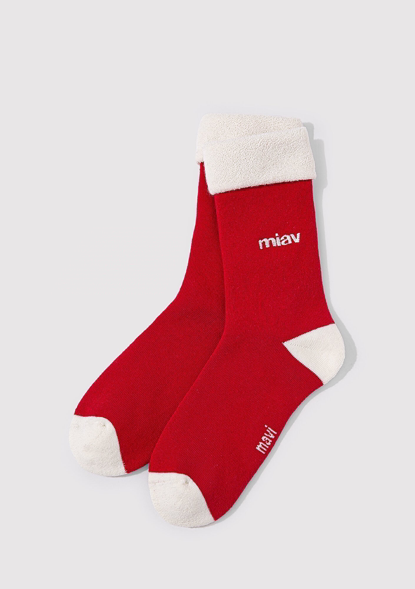  Mavi Yılbaşı Temalı Miav Bot Çorabı 1913312-10076