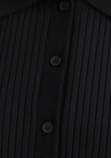  Mavi Siyah Polo Tişört Fitted / Vücuda Oturan Kesim 1613120-900