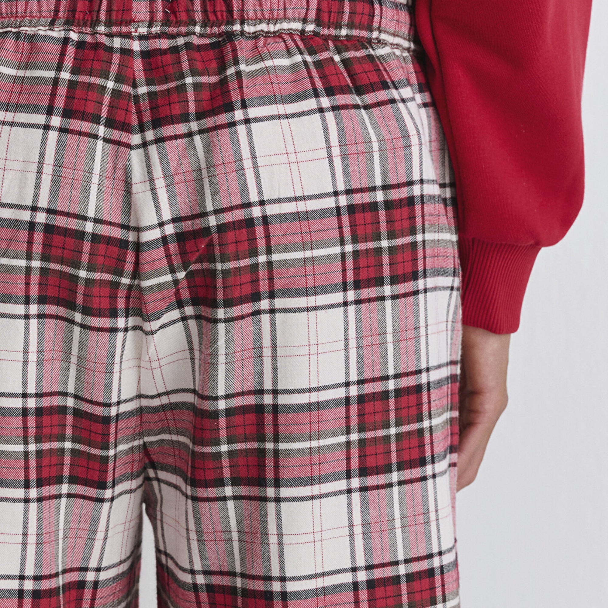 Mavi Yılbaşı Temalı Ekose Pantolon 1011168-80638