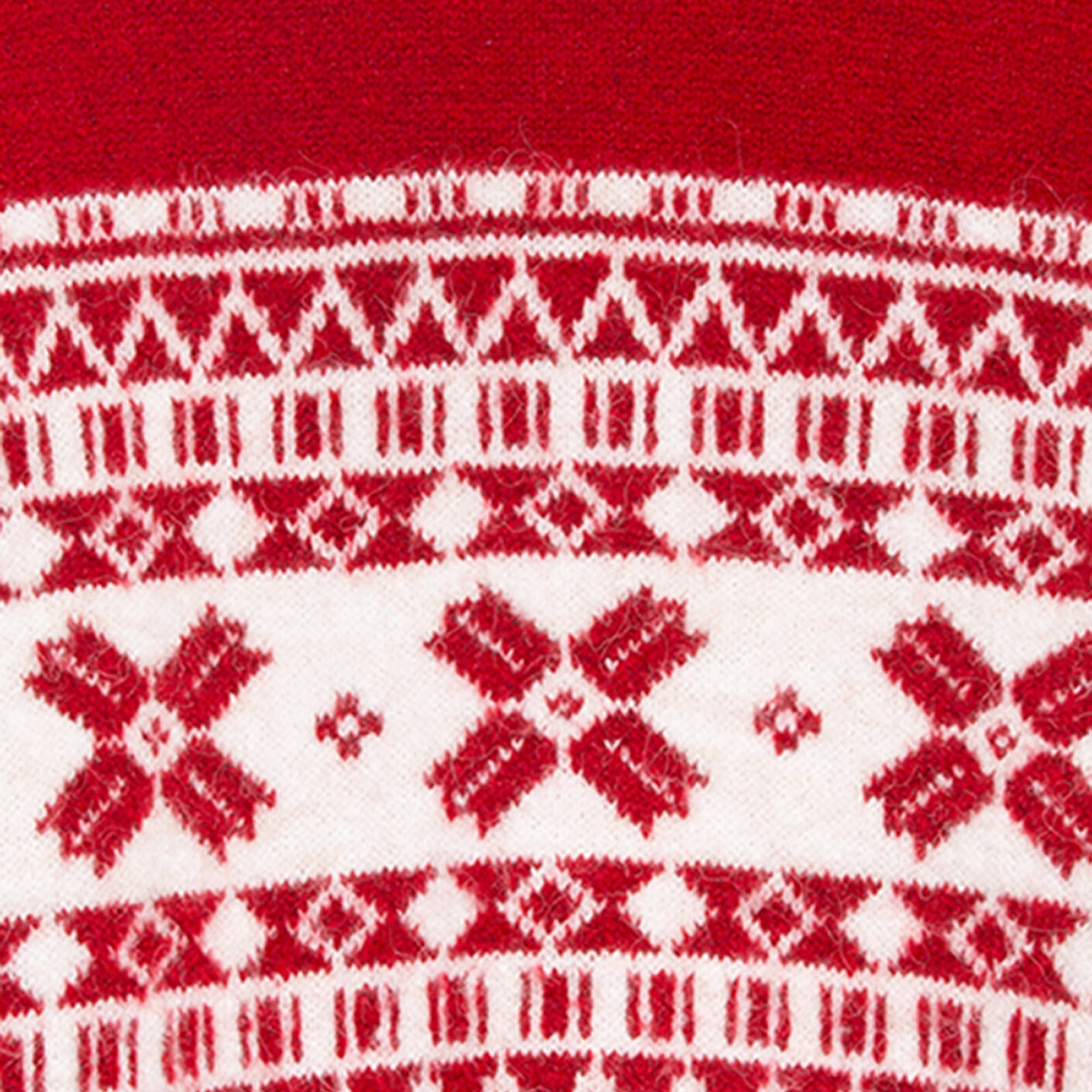 Mavi Yılbaşı Temalı Kırmızı Kazak Loose Fit / Bol Rahat Kesim 1710869-70057