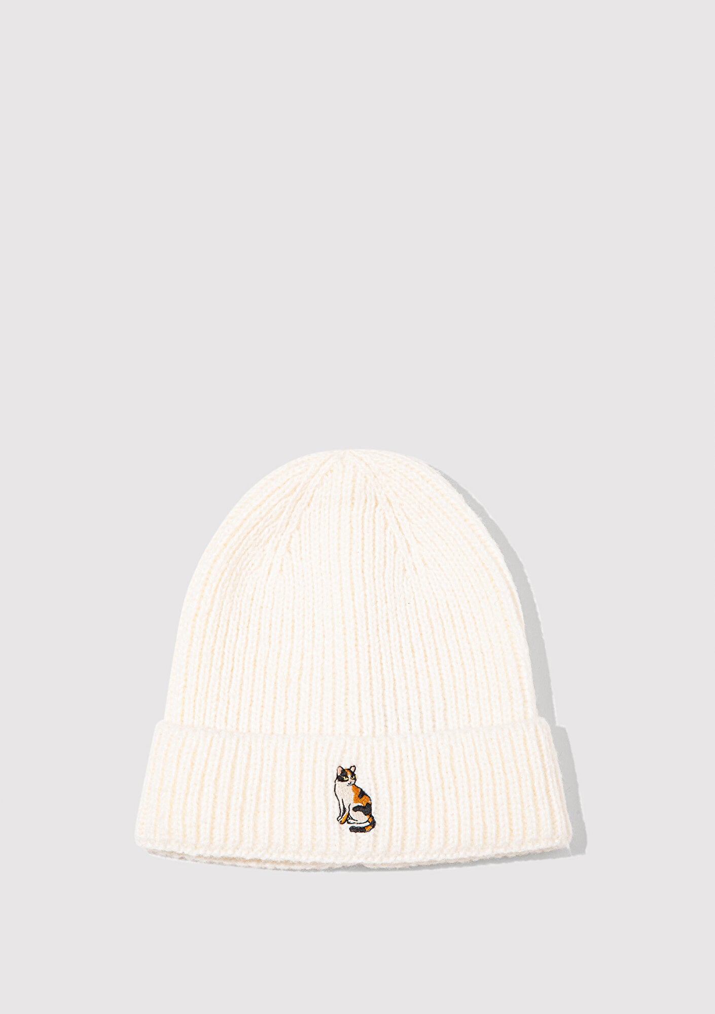 Mavi Kedi Nakışlı Ekru Bere 1913940-80194