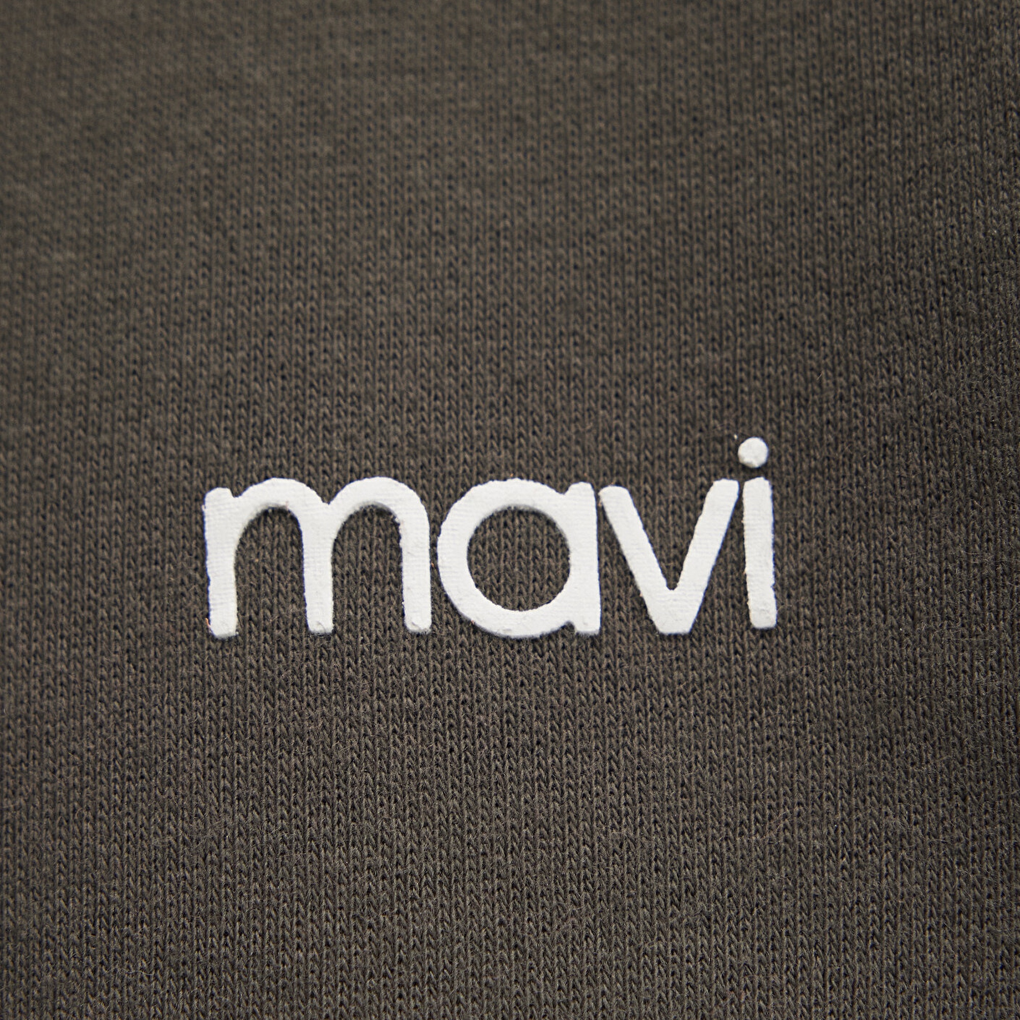 Mavi Mavi Logo Baskılı Haki Sweatshirt 1S10490-71553