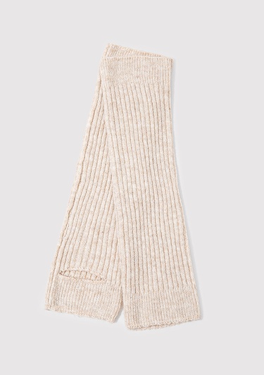  Mavi Yün Karışımlı Bej Bot Çorabı 1913573-33267