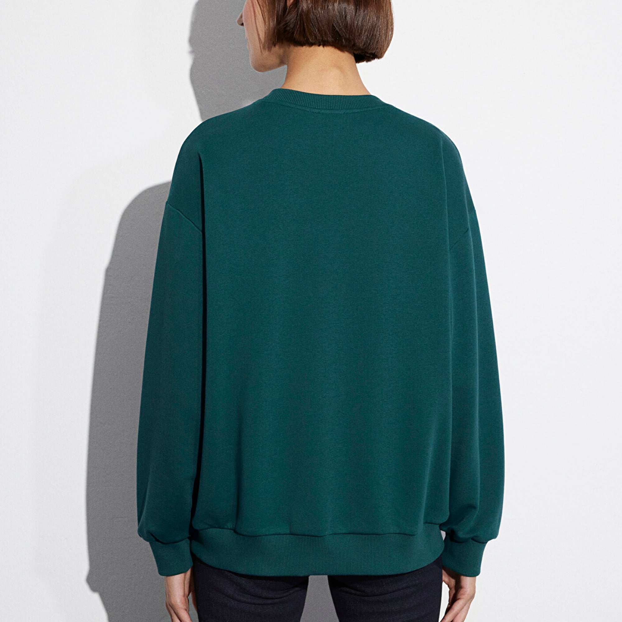 Mavi Yılbaşı Temalı Yeşil Sweatshirt 1S10500-71932