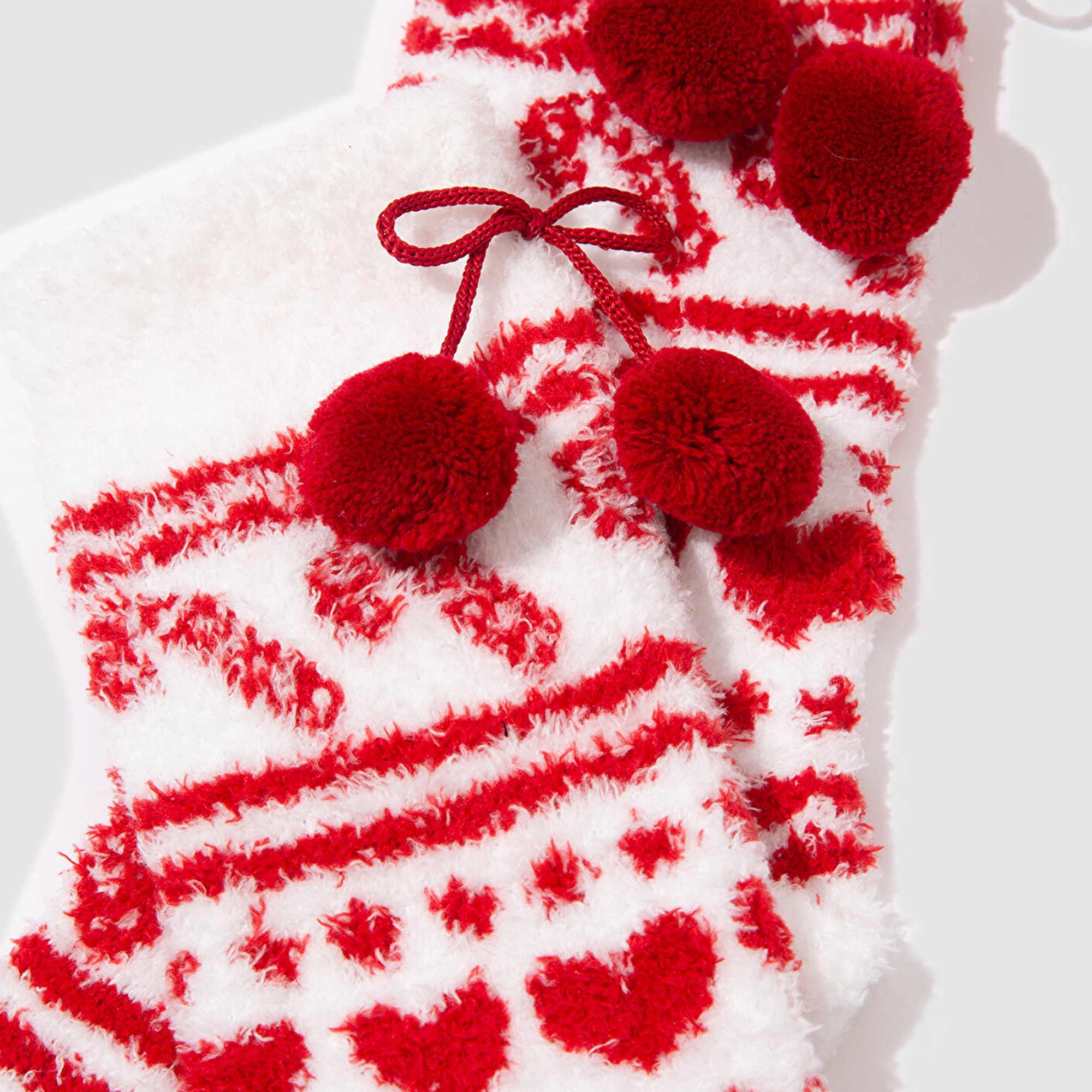 Mavi Yılbaşı Temalı Beyaz Bot Çorabı 1912937-620