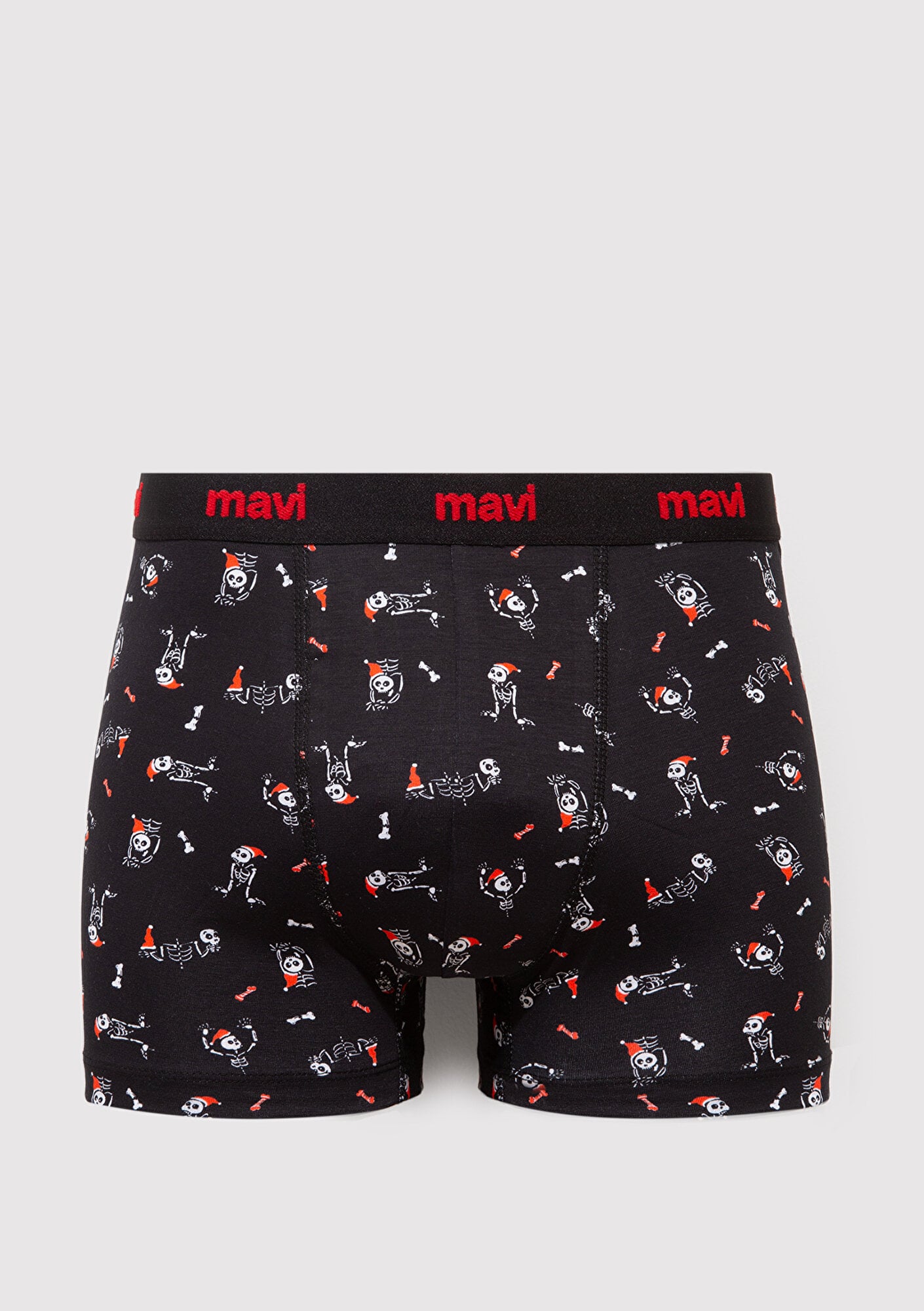  Mavi Yılbaşı Temalı Baskılı Boxer 0912176-900