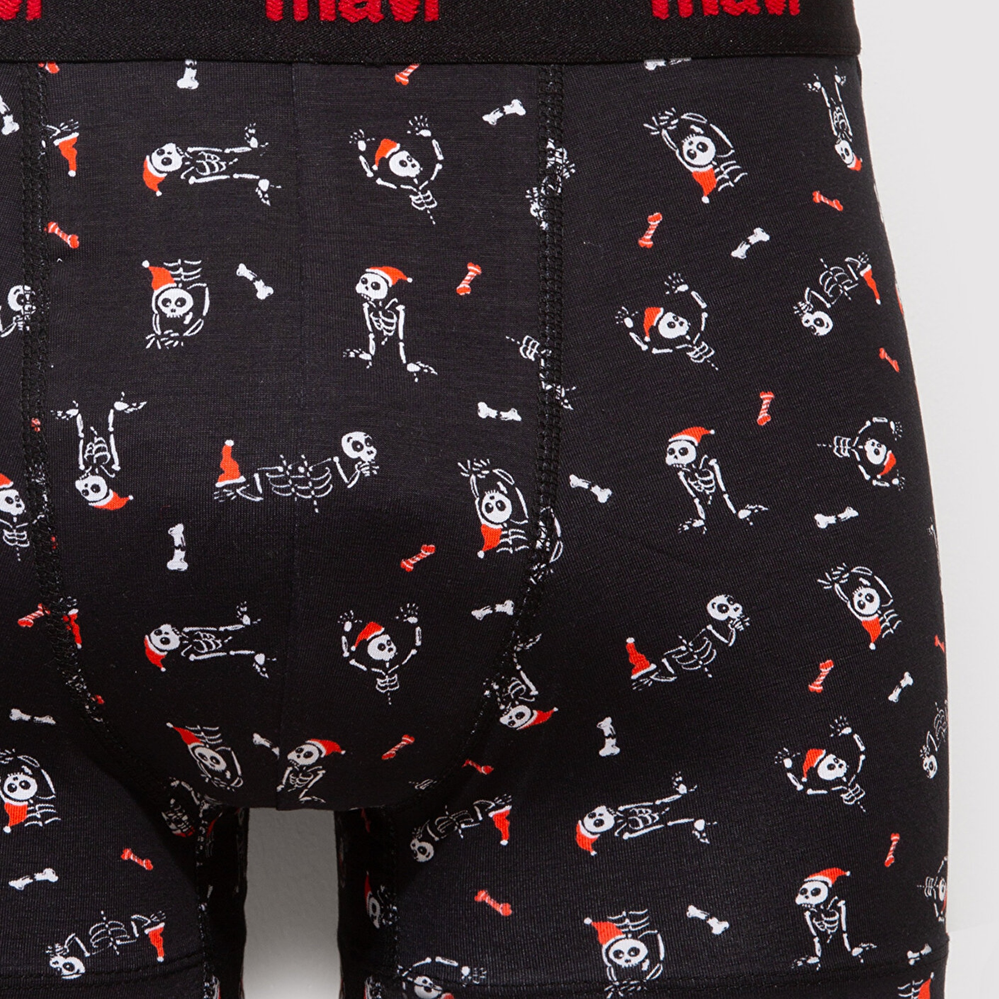 Mavi Yılbaşı Temalı Baskılı Boxer 0912176-900