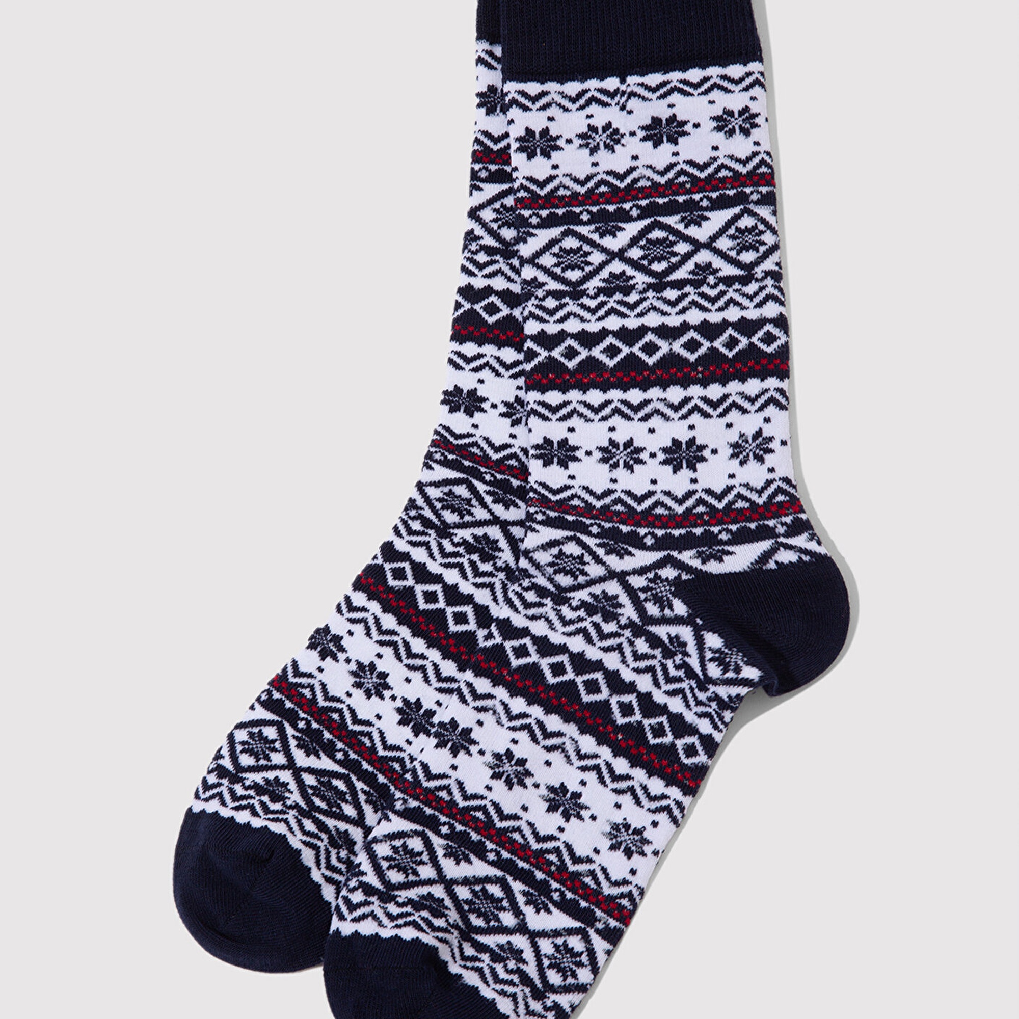 Mavi Yılbaşı Temalı Lacivert Soket Çorap 0912115-70490