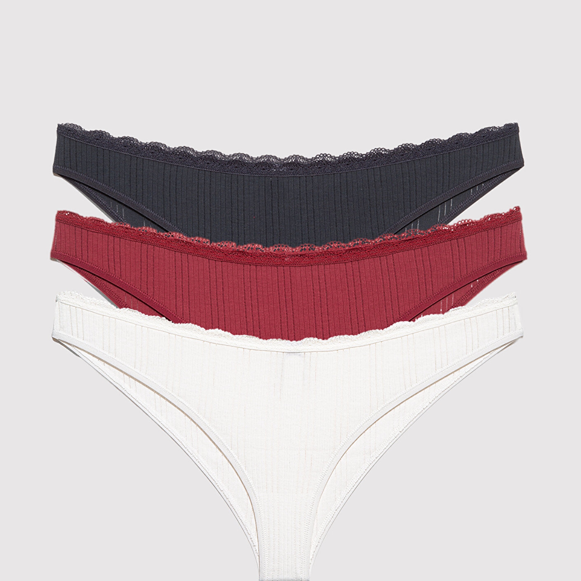 Mavi 3lü Klasik Külot 1913819-32205