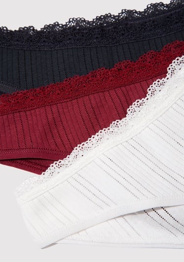  Mavi 3lü Klasik Külot 1913819-32205