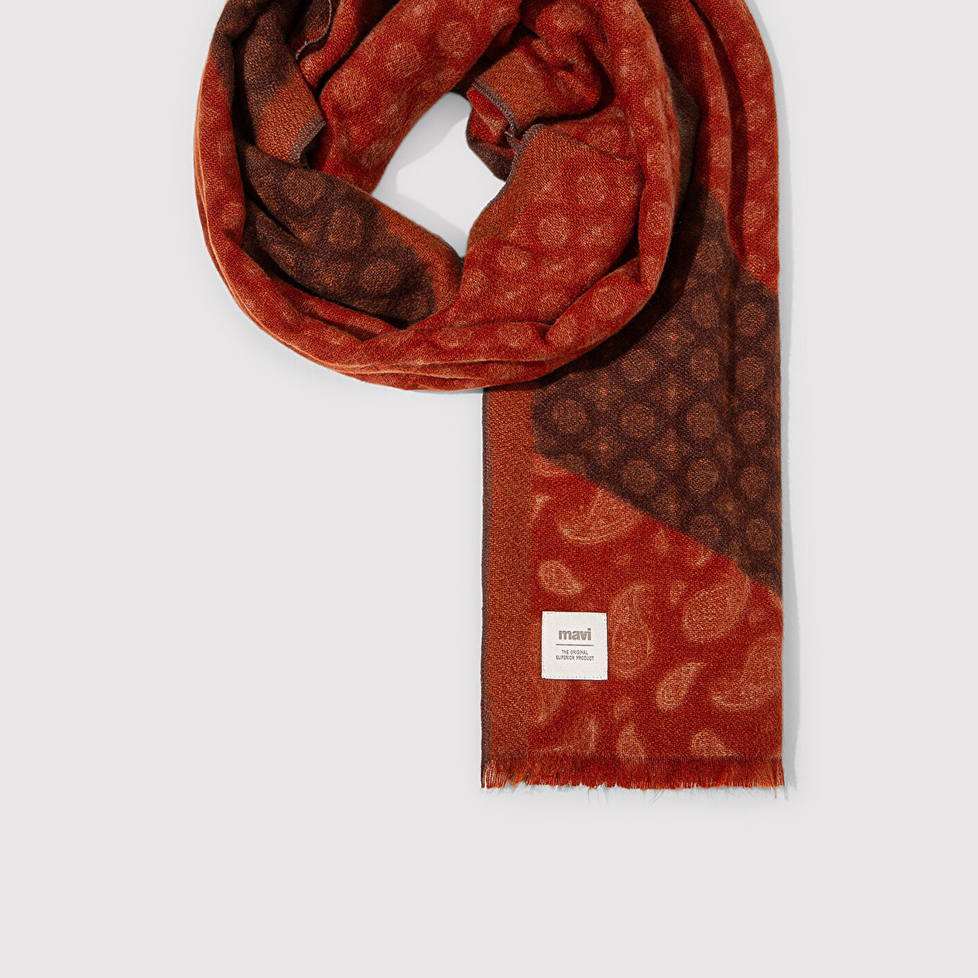 Mavi Baskılı Atkı 1913721-25818