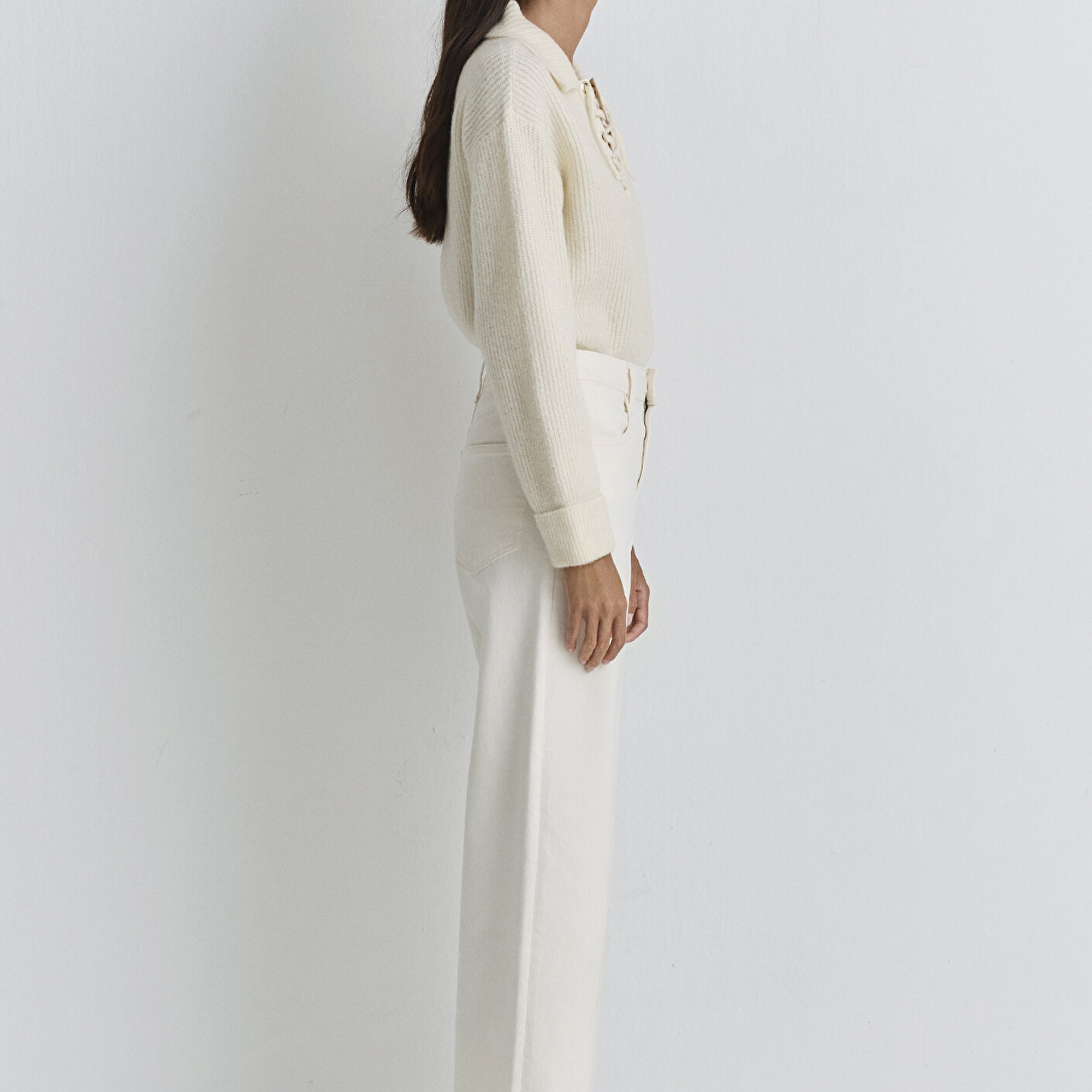 Mavi Paloma Ekru Gabardin Pantolon 1010114-91330