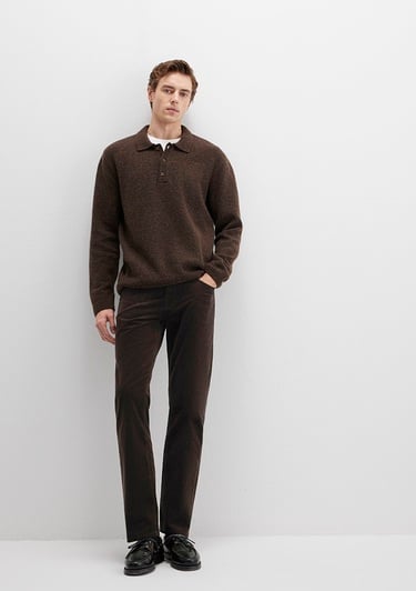  Mavi Martin Acı Kahve Kadife Pantolon 0037891110