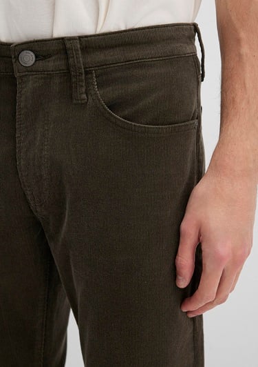  Mavi Marcus Koyu Yeşil Kadife Pantolon 0035191109