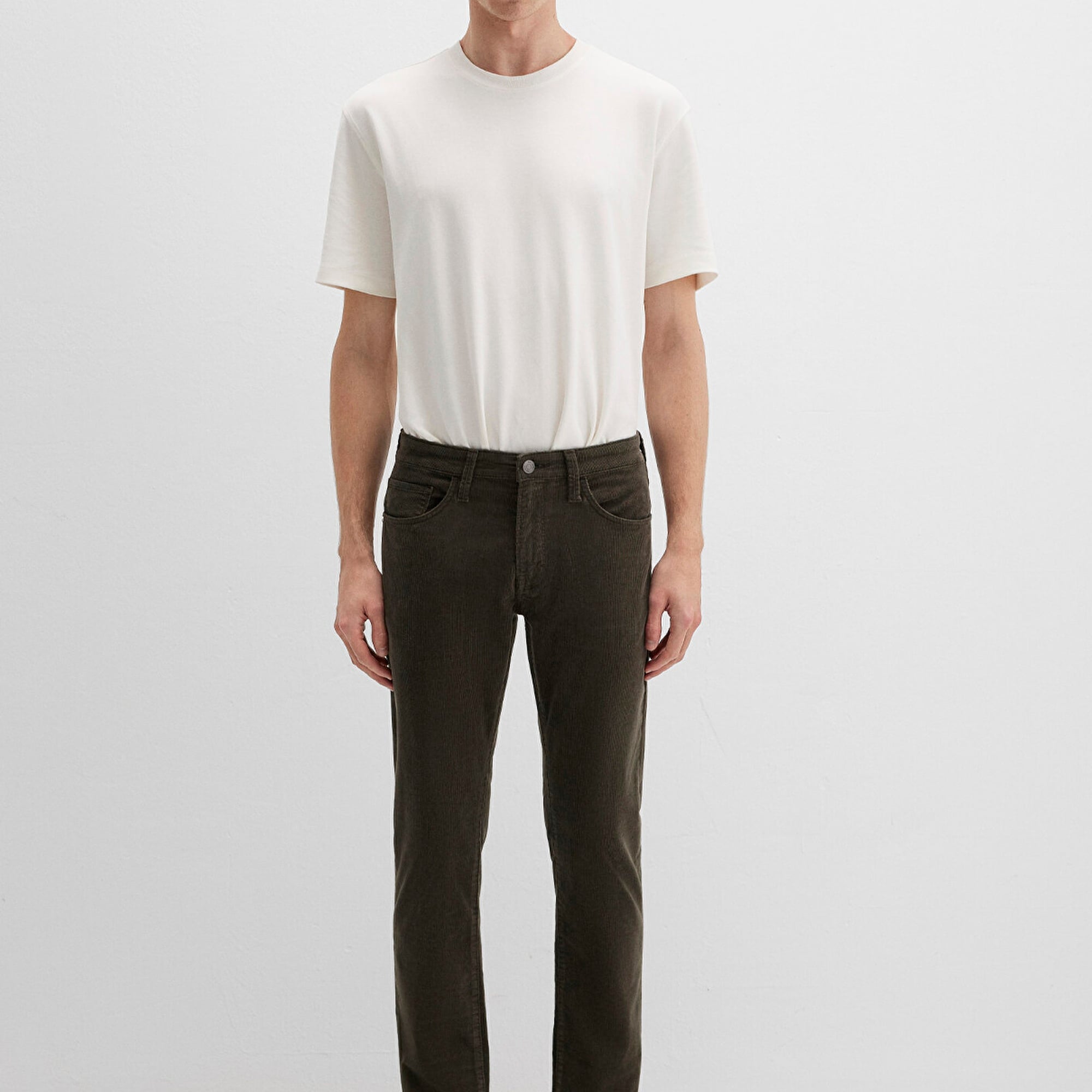 Mavi Marcus Koyu Yeşil Kadife Pantolon 0035191109