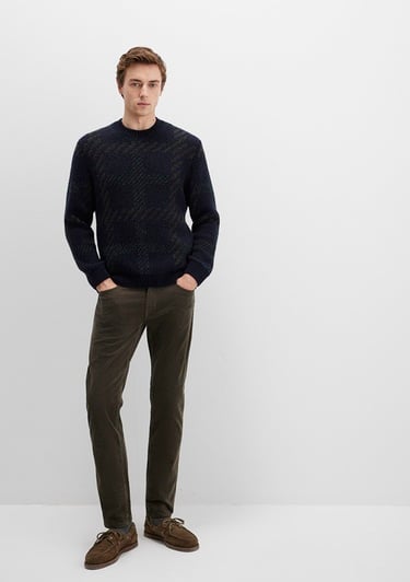  Mavi Marcus Koyu Yeşil Kadife Pantolon 0035191109