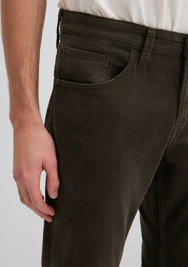  Mavi Marcus Koyu Yeşil Kadife Pantolon 0035191109