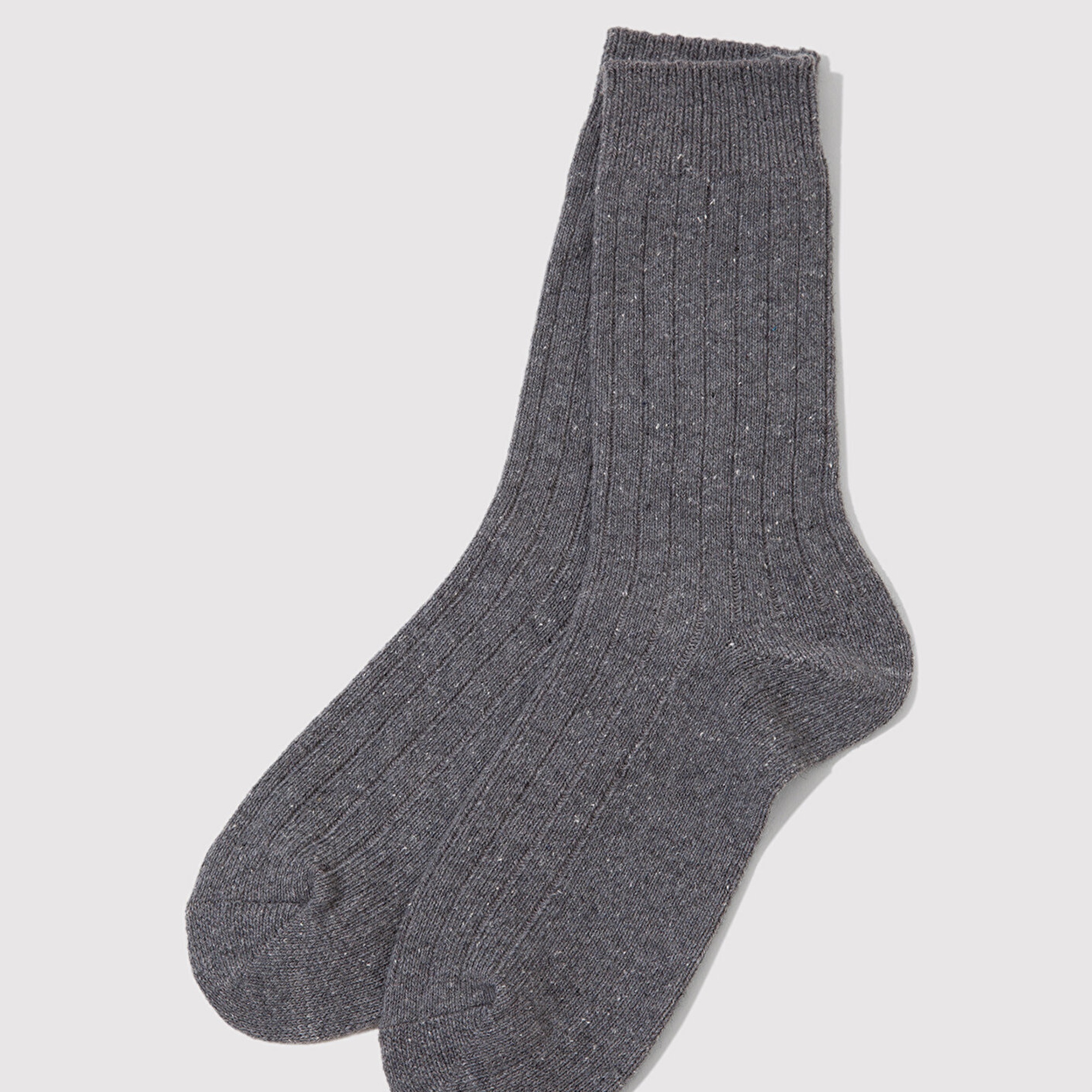 Mavi Yün Karışımlı Gri Bot Çorabı 0912000-24674