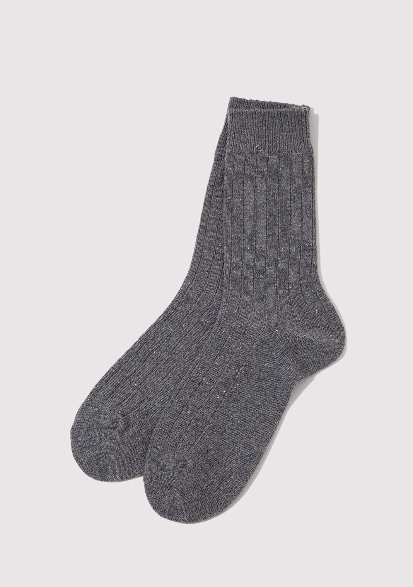  Mavi Yün Karışımlı Gri Bot Çorabı 0912000-24674