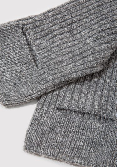  Mavi Yün Karışımlı Gri Bot Çorabı 1913573-27063