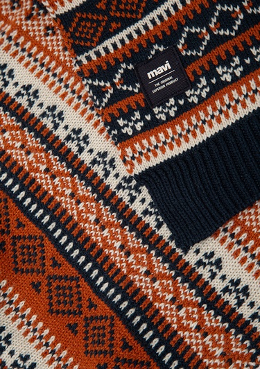  Mavi Turuncu Atkı 0912026-32579