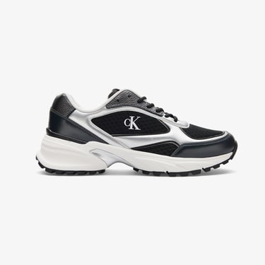 Calvin Klein Hike Runner Laceup Mesh Erkek Siyah Sneaker