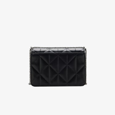  Calvin Klein Quilted Mini Chain Kadın Siyah Cüzdan