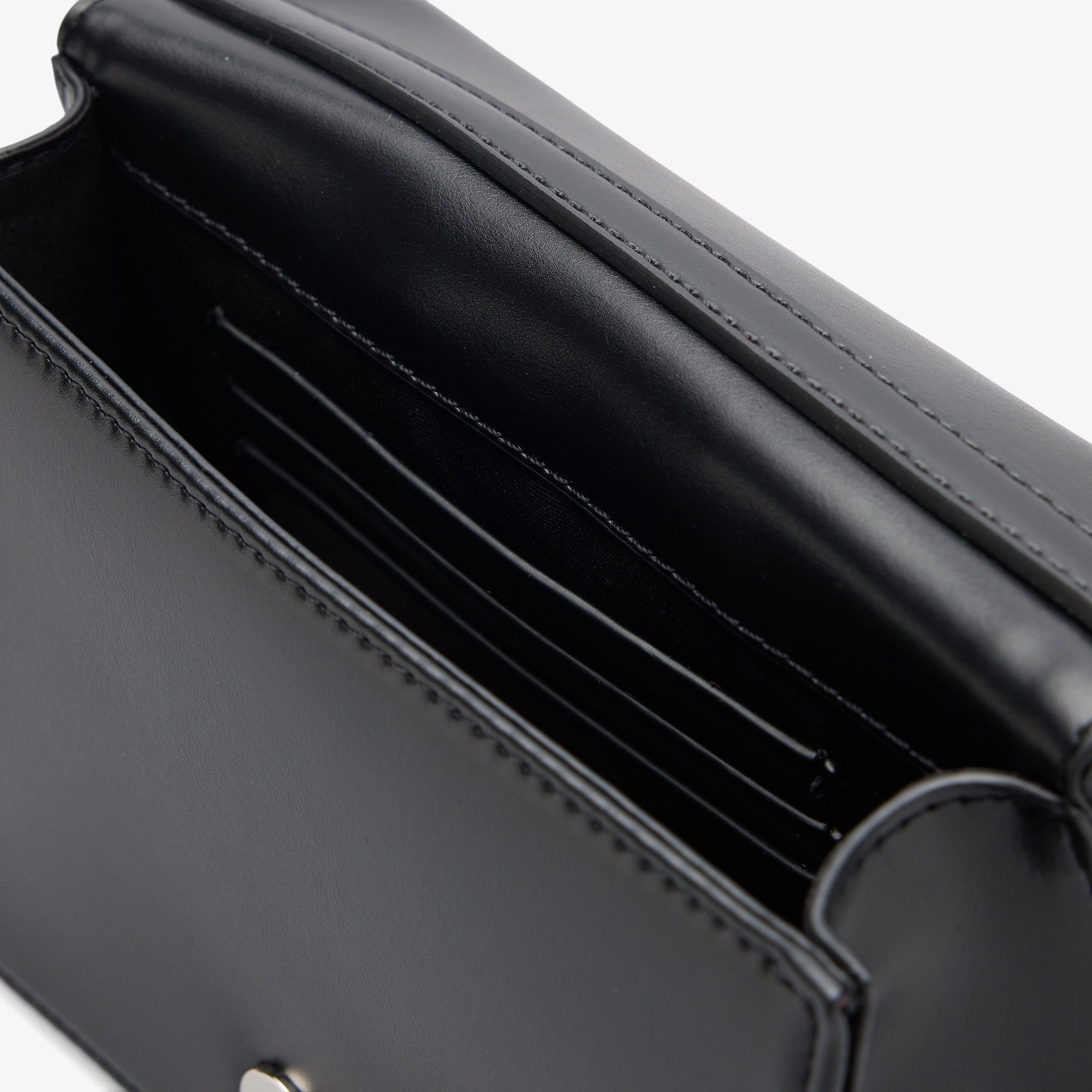 Calvin Klein Quilted Mini Chain Kadın Siyah Cüzdan