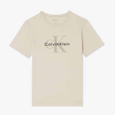  Calvin Klein Monogram Çocuk Gri T-Shirt