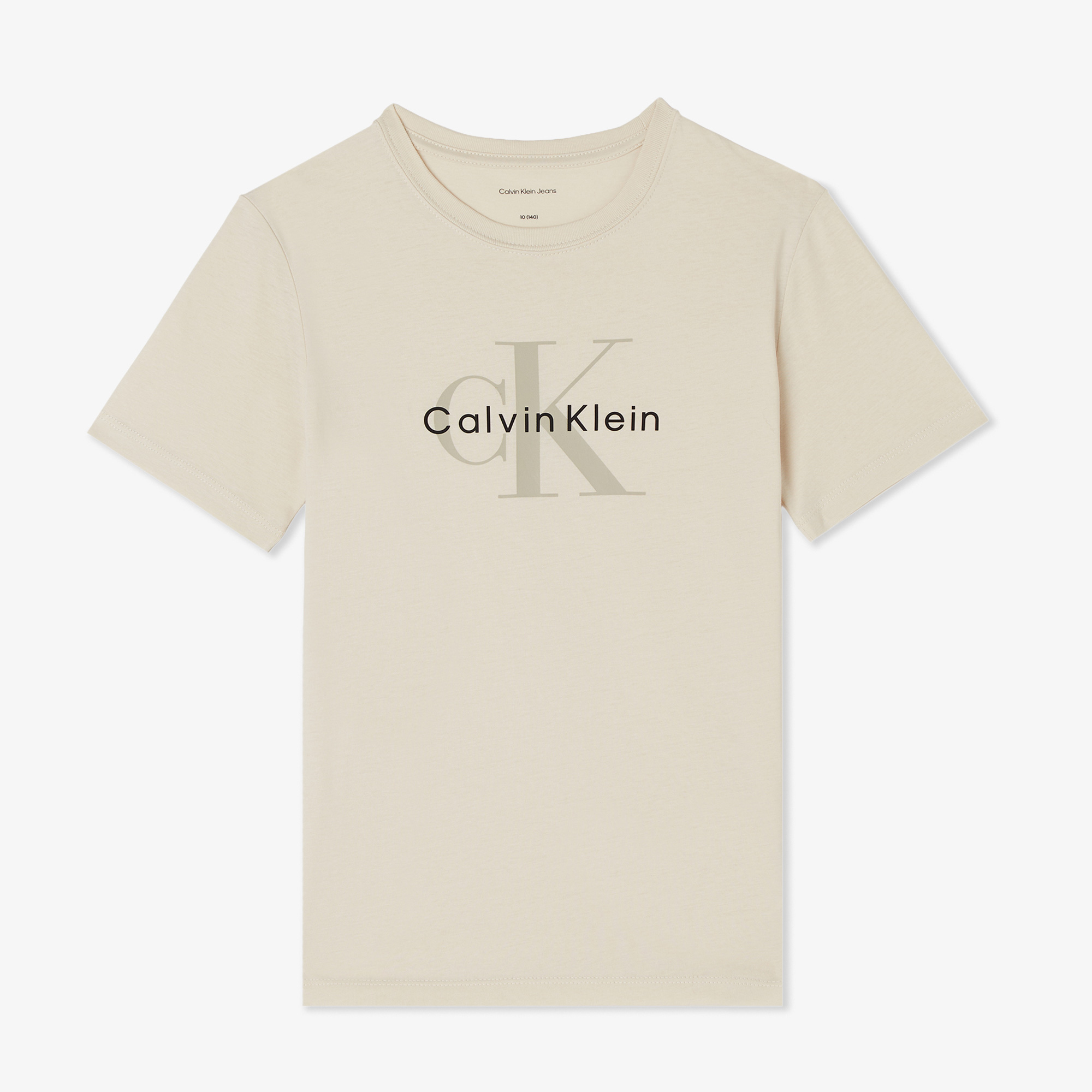  Calvin Klein Monogram Çocuk Gri T-Shirt