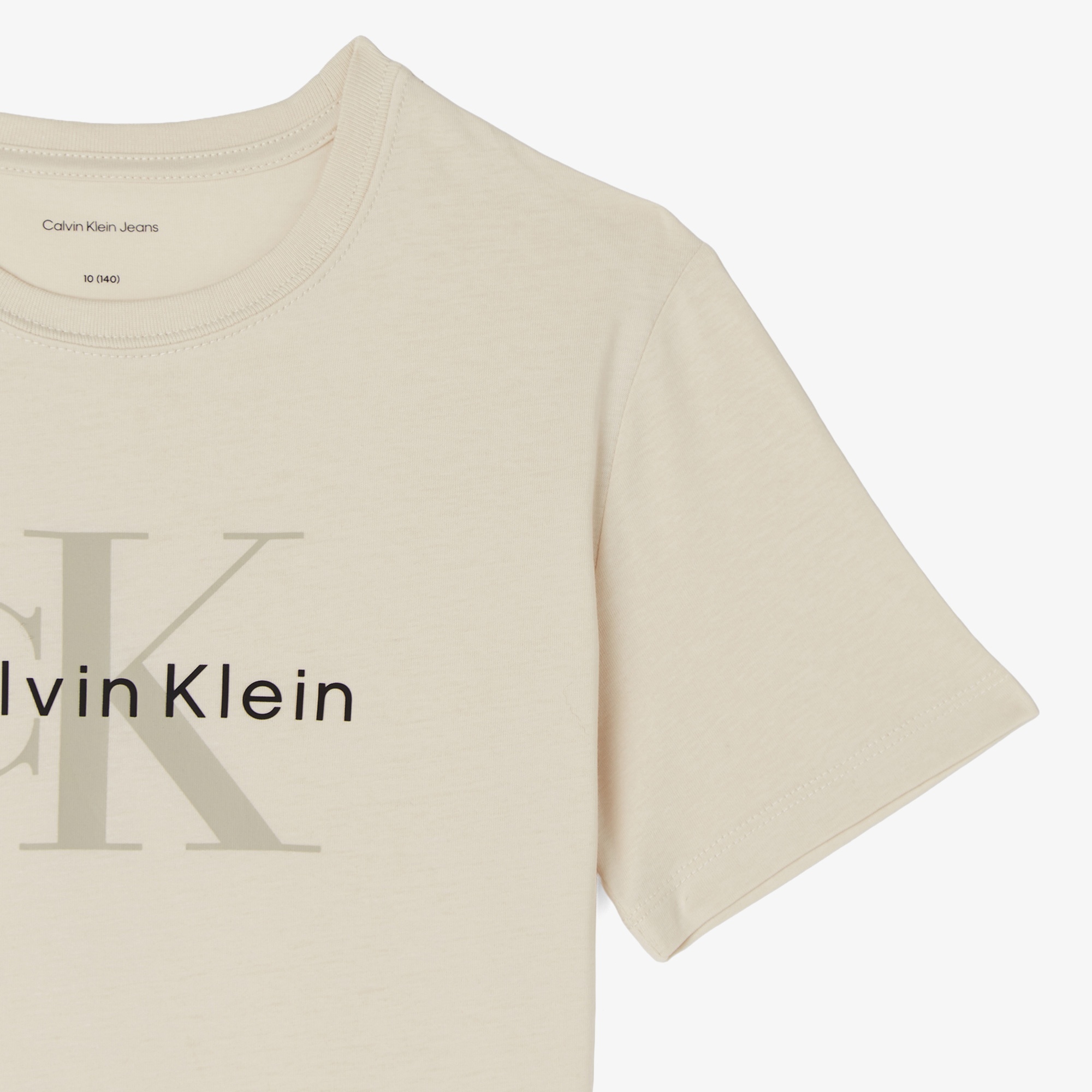 Calvin Klein Monogram Çocuk Gri T-Shirt