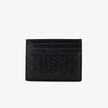  Calvin Klein Embossed Emblem Erkek Siyah Kartlık