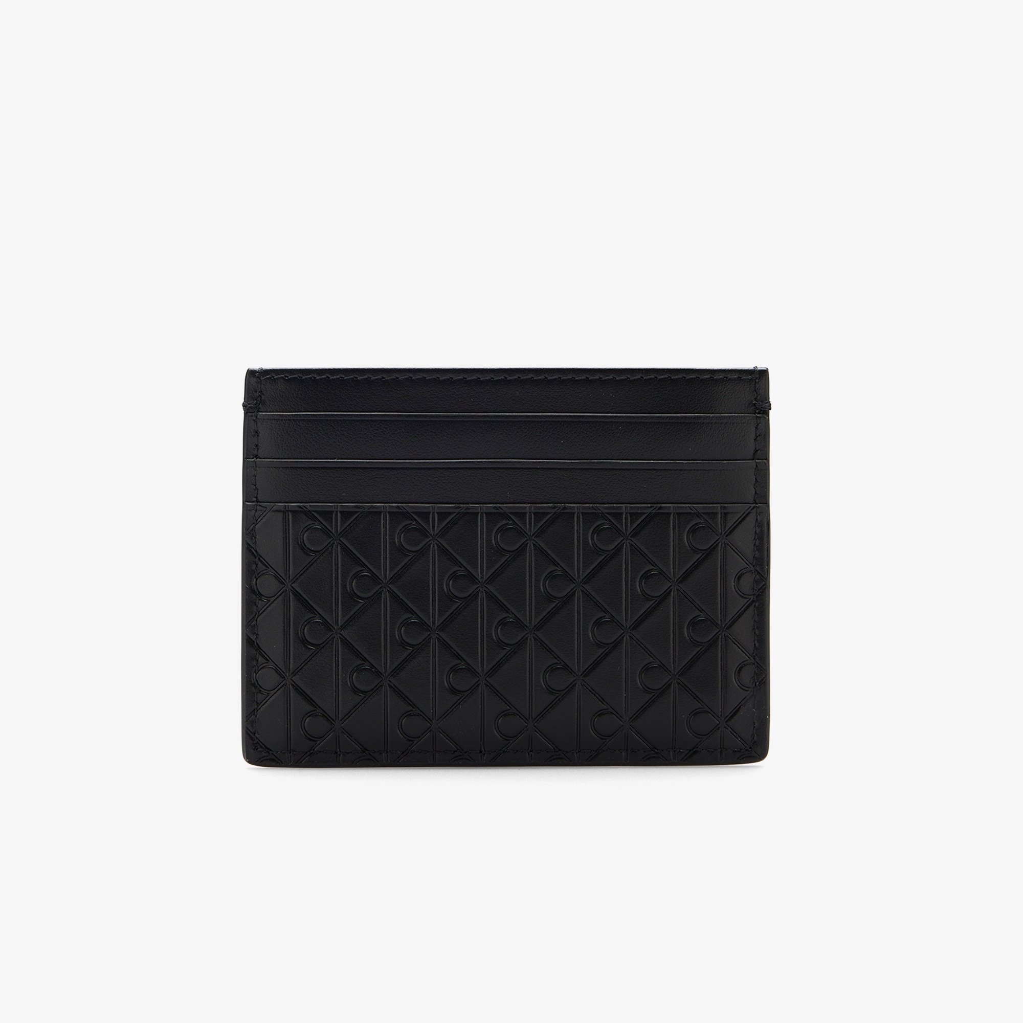 Calvin Klein Embossed Emblem Erkek Siyah Kartlık
