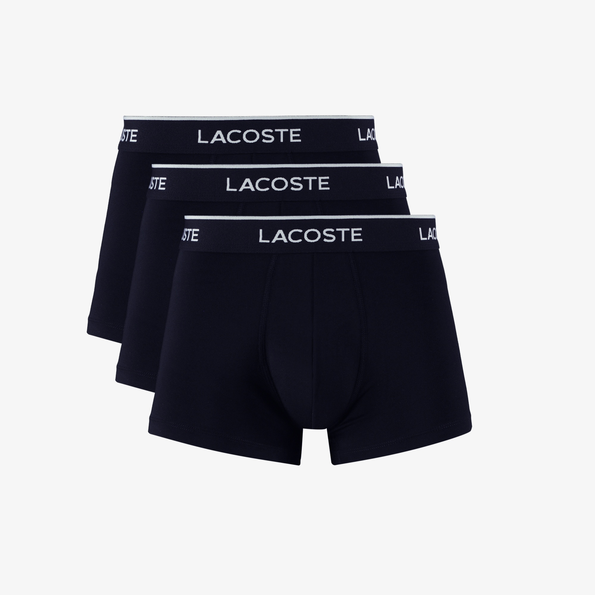 Lacoste Erkek 3'lü Lacivert Boxer