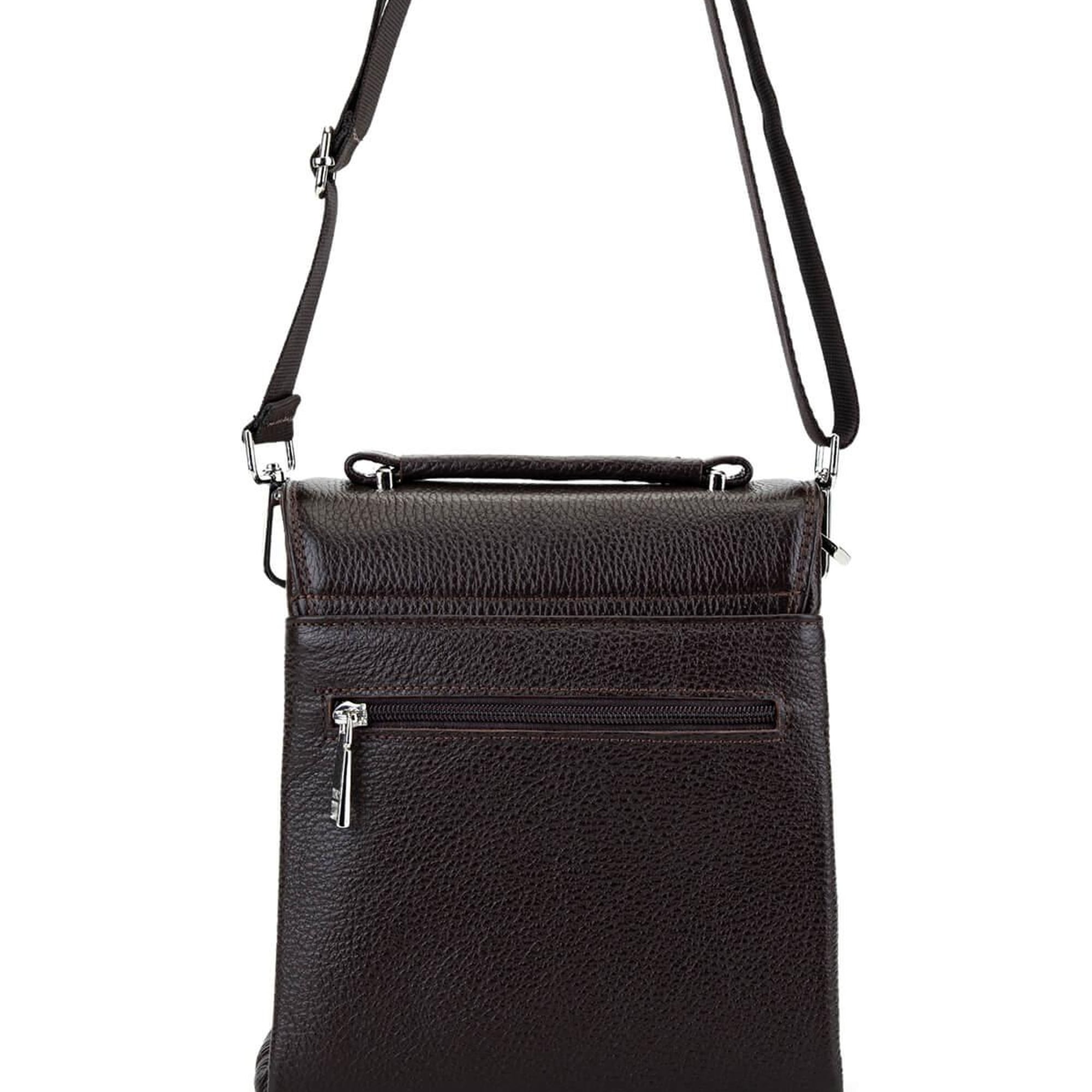 Tamer Tanca Erkek Hakiki Deri Kahverengi Postacı Çanta