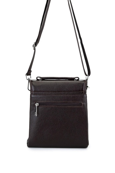  Tamer Tanca Erkek Hakiki Deri Kahverengi Postacı Çanta