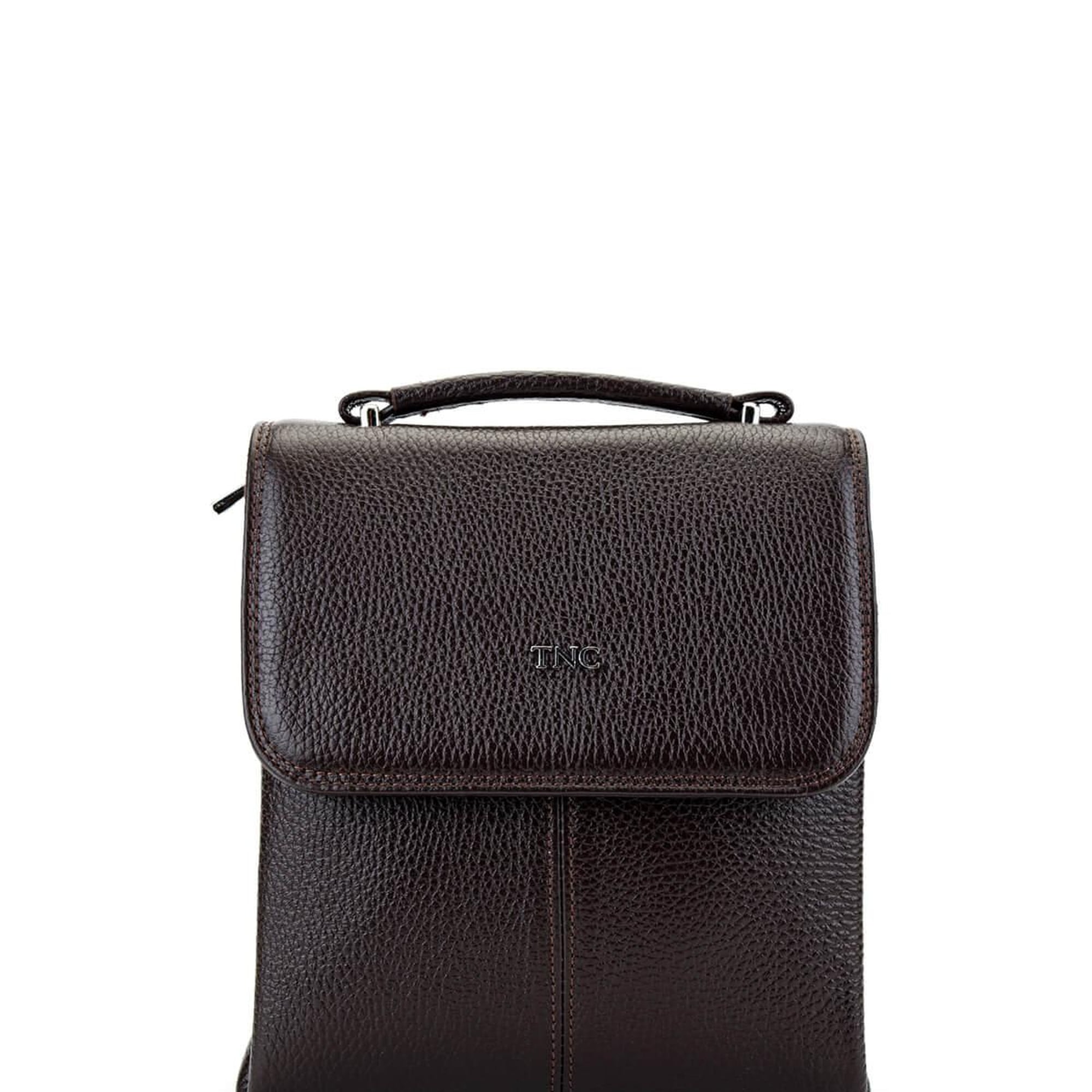 Tamer Tanca Erkek Hakiki Deri Kahverengi Postacı Çanta