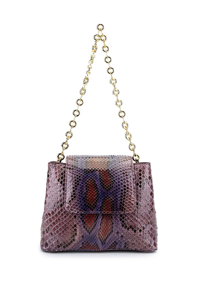  Tamer Tanca Kadın Hakiki Deri Mürdüm Kol Çantası