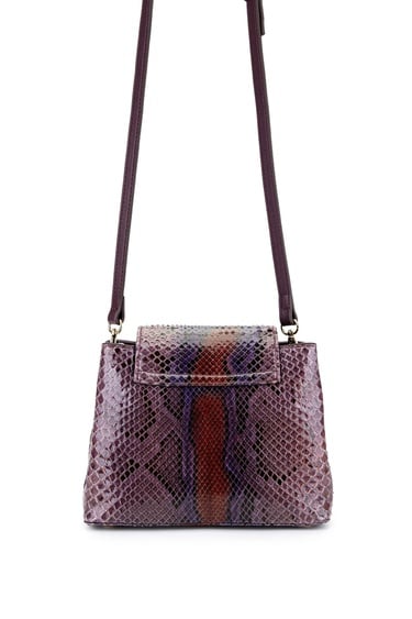  Tamer Tanca Kadın Hakiki Deri Mürdüm Kol Çantası