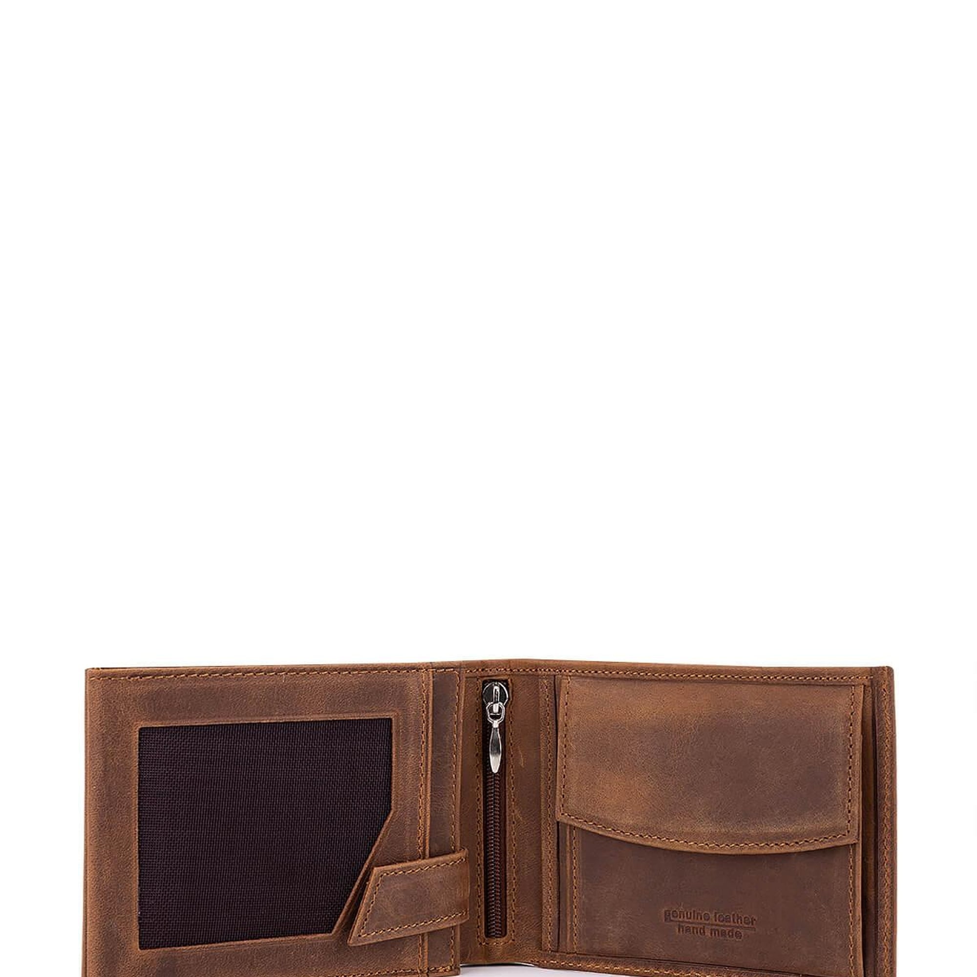 Tamer Tanca Erkek Hakiki Deri Kahverengi Cüzdan