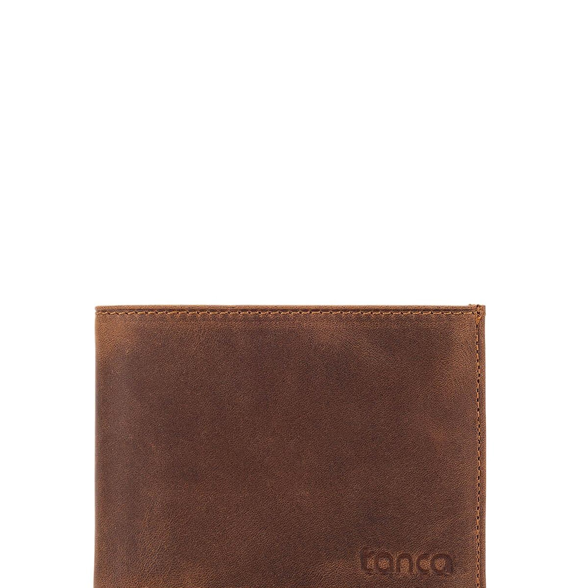 Tamer Tanca Erkek Hakiki Deri Kahverengi Cüzdan