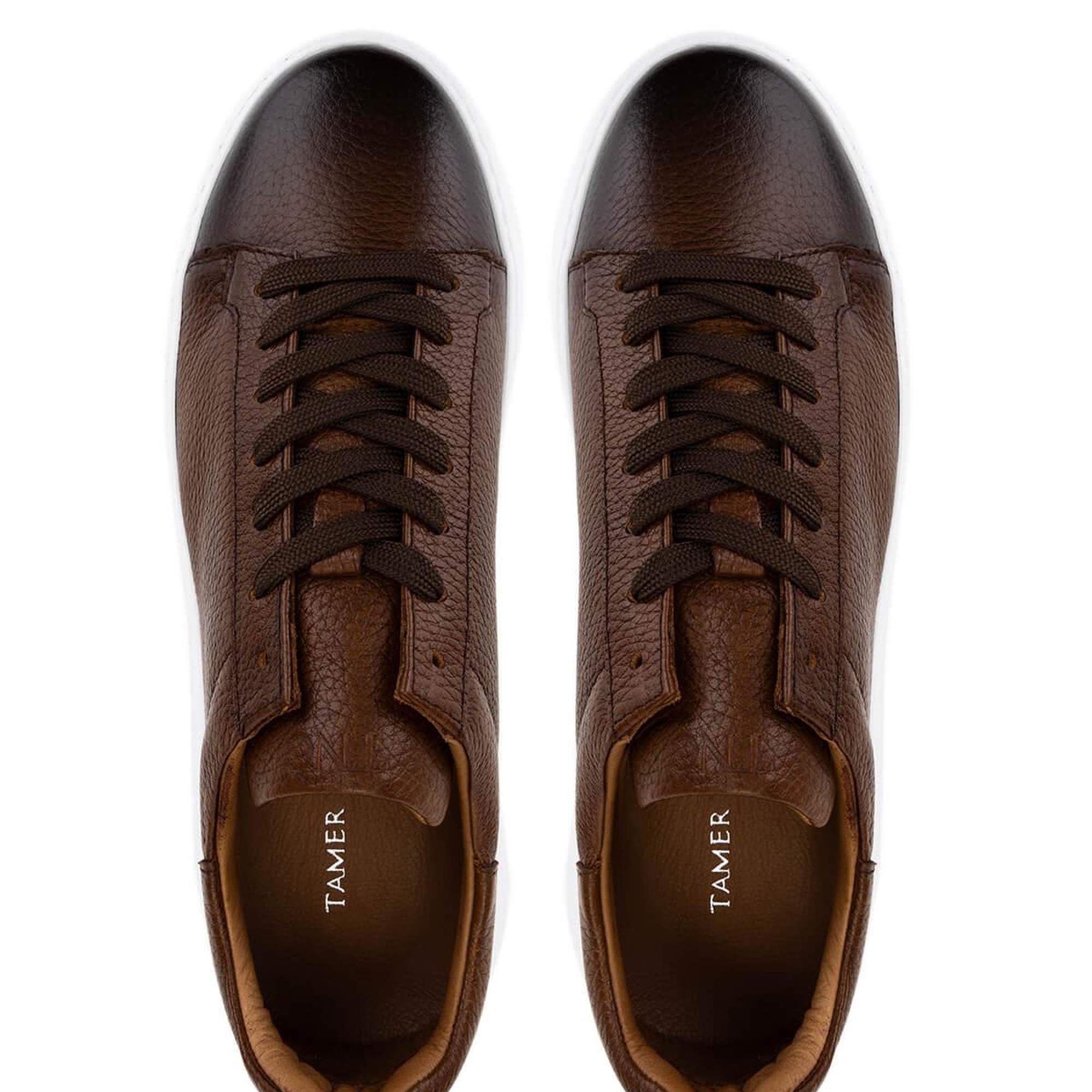 Tamer Tanca Erkek Hakiki Deri Kahverengi Sneakers & Spor Ayakkabı